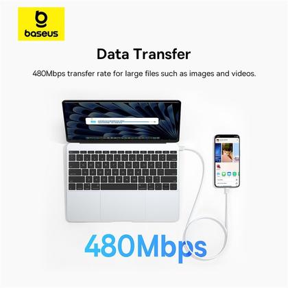 Imagem de Cabo Tipo C para Tipo C Baseus Superior Series 2 Fast Charging Data Cable 100W 1m Branco