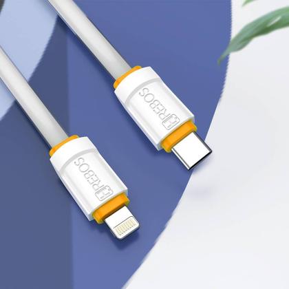 Imagem de Cabo Turbo 2 Metros USB-C P/ Lightning Hrebos HS-23