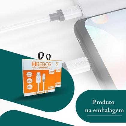 Imagem de Cabo Turbo 2M Tipo-C Para Samsung S25 S24 S23 S22 S21 S20