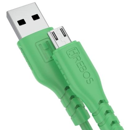 Imagem de Cabo Turbo Colorido Reforçado 1M Micro USB V8 - HREBOS