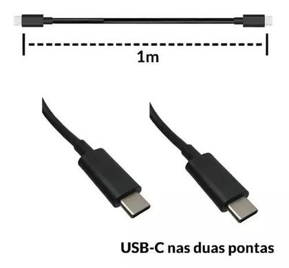 Imagem de Cabo Turbo Tipo C Para Tipo C Usb C Tipo C Nas Duas Pontas