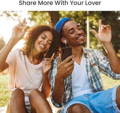 Imagem de Cabo Ugreen Divisor Splitter Usb-c Para 2 X P2 3.5mm 25cm