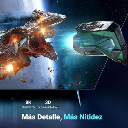 Imagem de Cabo UGREEN HDMI 2.1 8K 60Hz 4K UHD 120Hz HDR eARC 48Gbps ( 2 metros ) Alumínio nylon