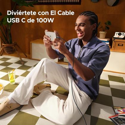 Imagem de Cabo UGREEN USB C 100W (5A/20V) Tipo C suporta Galaxy S24 S23 Ultra 45W 25W Super Fast Charging 2.0.