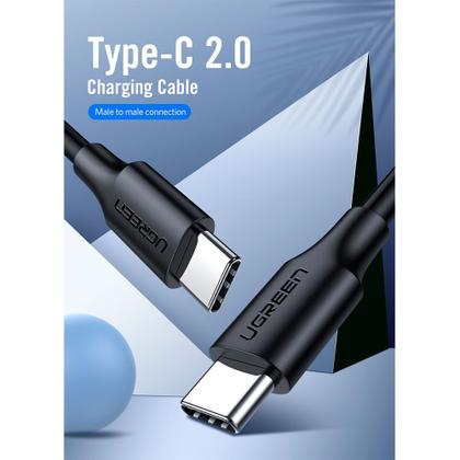 Imagem de Cabo Ugreen Usb-c Usb-c 2.0 M/m 2m Us286 Preto