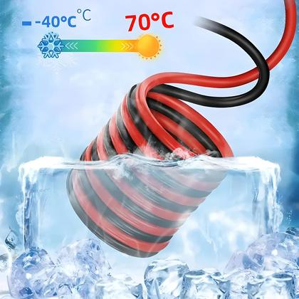 Imagem de Cabo Universal Para Partida De Bateria Automotiva Com Garras Jacaré  Linha De Conexão Para Auxílio