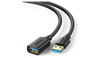 Imagem de Cabo Usb 2.0 Extensão 2 Metro Extensor Macho Fêmea Cor Preto