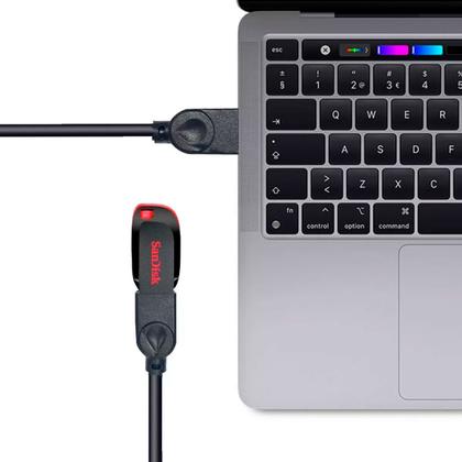 Imagem de Cabo Usb 2.0 Extensão 2 Metros Extensor Macho Fêmea