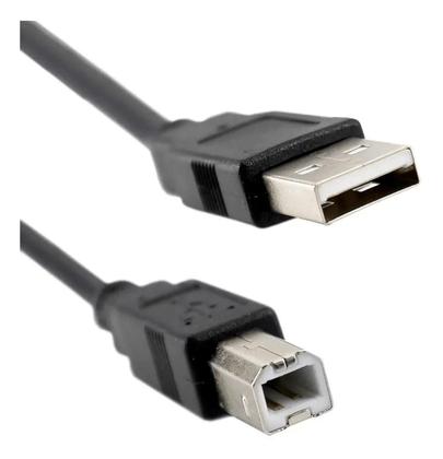 Imagem de Cabo USB 2.0 para Impressora Fortrek, A Macho + B Macho, 1,8 Metros - SBI-101