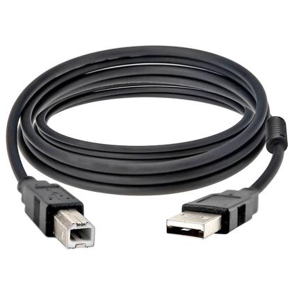 Imagem de Cabo USB 2.0 para Impressora Fortrek, A Macho + B Macho, 1,8 Metros - SBI-101