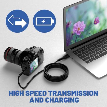 Imagem de Cabo USB 2.0 Tipo A para Mini B (1,8m) com 2 Abraçadeiras