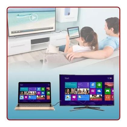 Imagem de Cabo Usb 3.0 Tipo C P/ Hdmi 2.0 4k 60hz S8 S9 Note 8