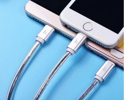 Imagem de Cabo usb 3 in 1 micro usb, Tipo c e lightning branco - Lelong