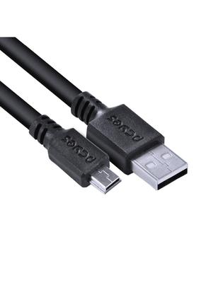 Imagem de Cabo Usb A 2.0 Macho Para Mini Usb B Macho 28awg Puro Cobre 3 Metros - Puanm2-3