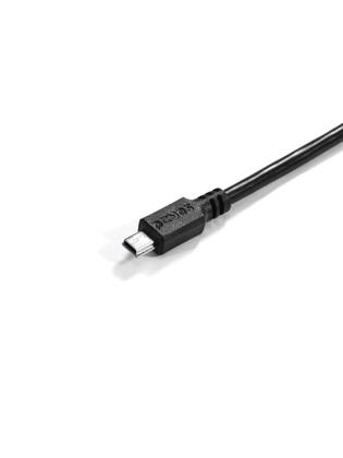 Imagem de Cabo Usb A 2.0 Macho Para Mini Usb B Macho 28awg Puro Cobre 3 Metros - Puanm2-3