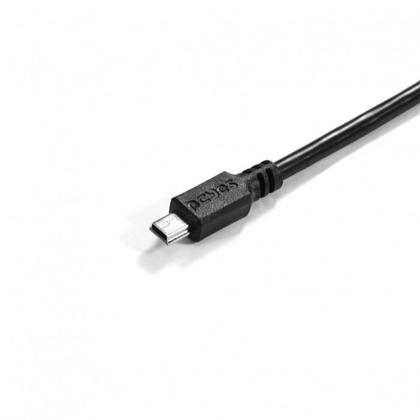 Imagem de Cabo usb a 2.0 macho para mini usb b macho 28awg puro cobre 3 metros - puanm2-3