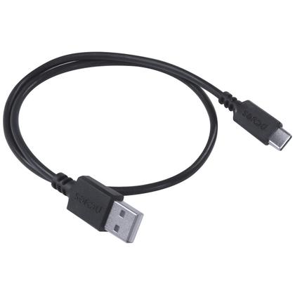 Imagem de Cabo usb a 2.0  para usb tipo c  50cm preto - puacp-05