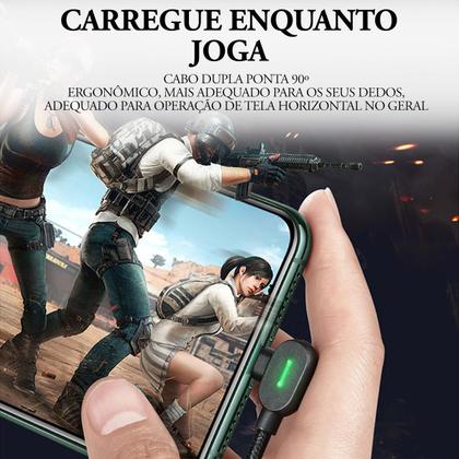 Imagem de Cabo Usb-A c/ Led Carregador Para Lightning 3 Metros 90º Mcdodo