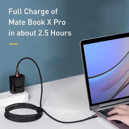 Imagem de Cabo USB-C 100W PD Quick Charge 3.0 Nylon 1m Baseus