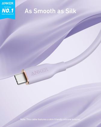 Imagem de Cabo USB C Anker PowerLine III Flow 240W para iPhone Série 16