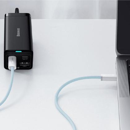 Imagem de Cabo Usb-C Baseus 100W 5A Tipo C Carregamento Transferência