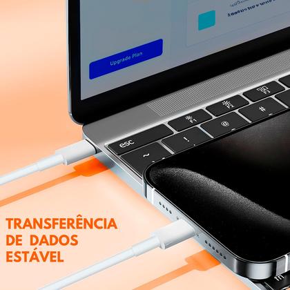 Imagem de Cabo Usb-c Compatível com iPhone 11 Pro E 12 Pro Carga Rápida USBC-L