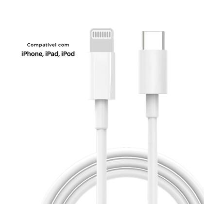 Imagem de Cabo Usb C Compatível com Lighting Turbo 2 Unidades
