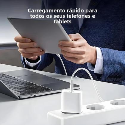 Imagem de Cabo USB-C de Carregamento Rápido 30W PD para iPhone 14/13/12/11 - Carregador Rápido