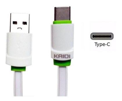 Imagem de Cabo Usb C De Dados Carga Tipo C Refoçado Rápido Turbo Kaidi