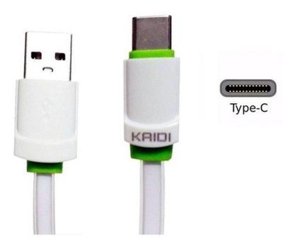 Imagem de Cabo Usb C De Dados Carga Tipo C Refoçado Rápido Turbo Kaidi