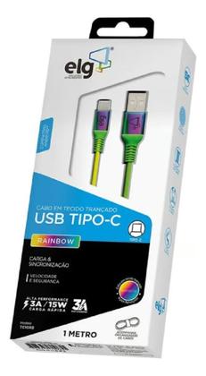 Imagem de Cabo Usb-c - ELG  - Type-c - Fast Charge Original 3a - TC10RB