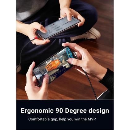 Imagem de Cabo USB C Em Ângulo Reto Carregamento Rápido 3.0 Cabo De Dados Para Samsung S9 S10 plus Ugreen