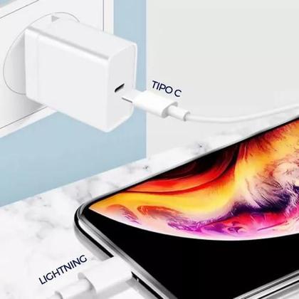 Imagem de Cabo Usb-c P/ Lightning Baseus Fast Charging 20w 1m iPhone