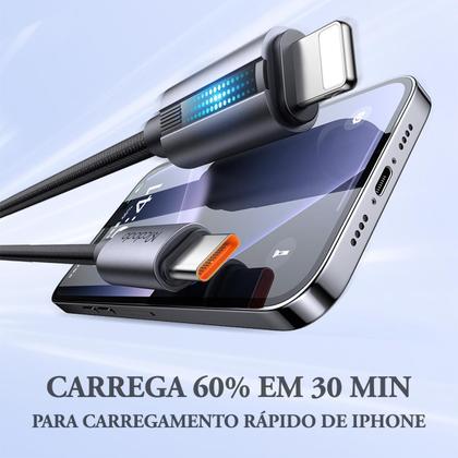 Imagem de Cabo Usb-C Para Lightning Com Led Turbo Pd 36w 1m Mcdodo