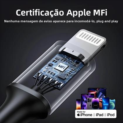Imagem de Cabo USB C Para Lightning De Carregamento Rápido 20W PD Para iPhone 14 13 12 pro Max iPad UGREEN