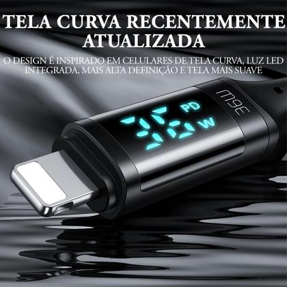 Imagem de Cabo Usb-c Para Lightning Led 1m PD 36W Carga Rápida