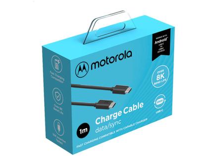 Imagem de Cabo USB-C para USB-C 1m Motorola - 6955226409240