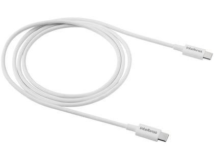 Imagem de Cabo USB-C para USB-C de 1,2m em PVC EUCC 12PB Intelbras