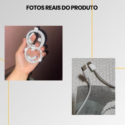 Imagem de Cabo Usb C Trançado Quick Charge Compativel Com iPhone 16 15 Android Samsung Motorola Xiaomi Realme