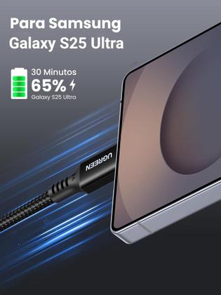 Imagem de Cabo USB C UGREEN 100W PD (1,M) rápido suporta iPhone/,Galaxy/,Macbook,/Pro,/Air,/iPad,/Pixel,/etc.