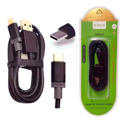 Imagem de Cabo Usb Celular Tipo C Carregamento Rápido Turbo 25W