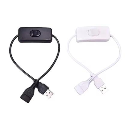 Imagem de Cabo USB Com Interruptor Liga/Desliga Extensão Para Dispositivos De Fonte De Alimentação USB Para
