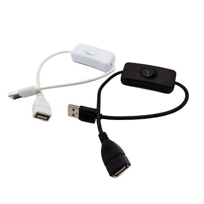 Imagem de Cabo USB Com Interruptor Liga/Desliga Extensão Para Dispositivos De Fonte De Alimentação USB Para