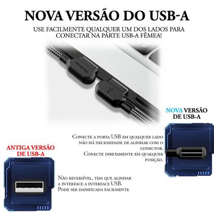 Imagem de Cabo Usb Com Led Carregador Para Lightning 2 Metros 90º Mcdodo