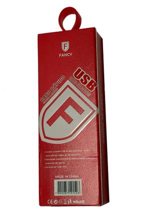 Imagem de Cabo Usb Dados Carregador Rápido Android Micro Usb V8 1Metro - Fancy