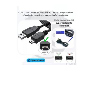 Imagem de Cabo Usb Dados Ifc-200u Canon Rebel T3 T5 T6 T7 T7+ T100 6d
