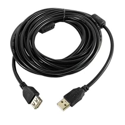 Imagem de Cabo USB Extensor Macho Fêmea 5 Metros USB 2.0 com Filtro Reforçado
