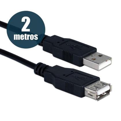 Imagem de Cabo usb extensor usb 2.0 macho + usb femea 2m le-803