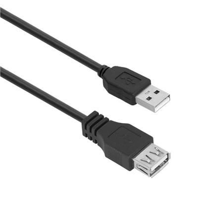 Imagem de Cabo USB Macho x Fêmea Extensão de 1,8 Metros USB 2.0 Dex Preto com filtro Reforçado
