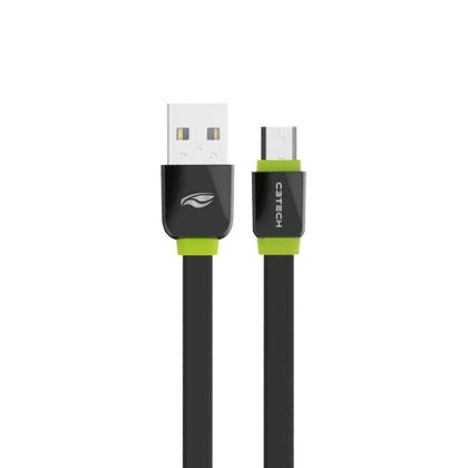 Imagem de Cabo USB-Micro USB 2,0A 1m CB-100BK Preto C3Tech